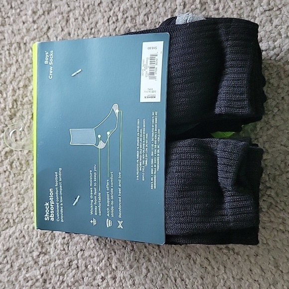 NWT Tek Gear Boy's Crew Socks - Picture 7 of 8